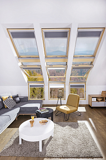 Купить Мансардное окно FAKRO LUX FTP-V U3 WiFi electro 55х98см / пульт / датчик дождя - изображение 4